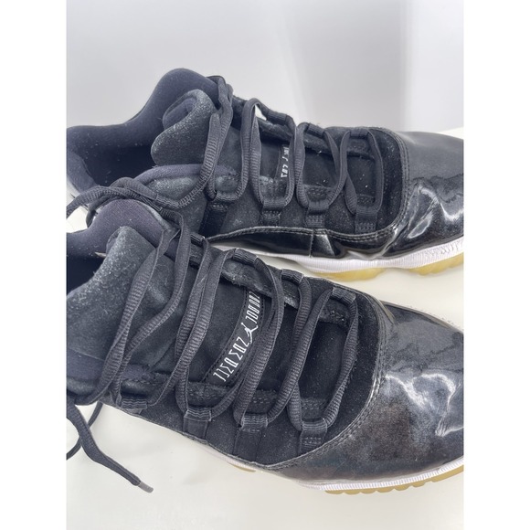 Jordan 11 Retro Low Barons Black Size 8 Black *Read* - Picture 10 of 10
